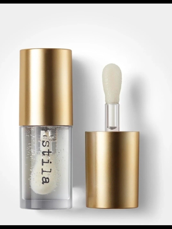 Stila Other - Stila Clear Lip Gloss with Gold Cap - Transparent Shine